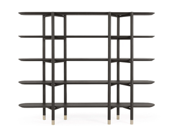 WOODSTOCK - Open double-sided wooden bookcase by ETRO Home Interiors - view 2
